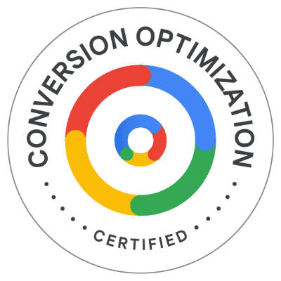 conversion optimization certification badge- Anchal Sharma