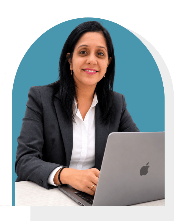 Anchal Sharma Digital With Mac laptop